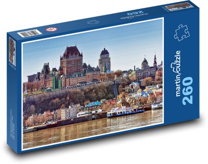 Zámek - Frontenac, Quebec - Puzzle 260 dílků, rozměr 41x28,7 cm