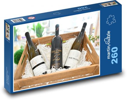 Weinflaschen - Puzzle - 260 Teile