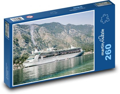 Loď v zálive - Puzzle 260 dielikov, rozmer 41x28,7 cm