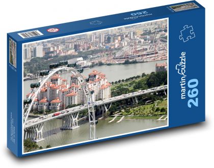 Singapur - Ázia - Puzzle 260 dielikov, rozmer 41x28,7 cm