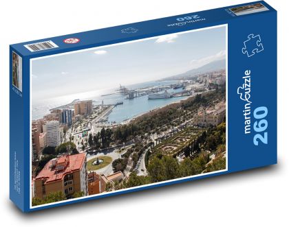 Malaga - Španělsko - puzzle 260 dílků