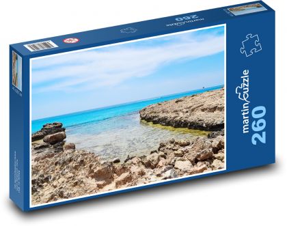 Felsige Küste - Strand - Puzzle - 260 Teile