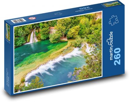 Vodopády Krka - puzzle 260 dílků