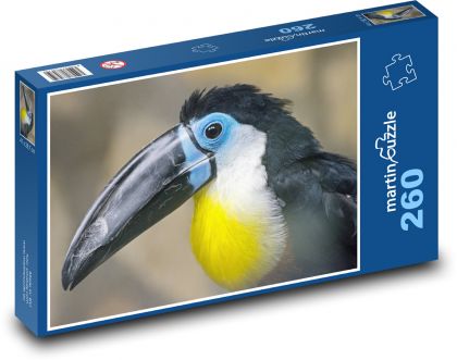 Tukan - Puzzle 260 elementów, rozmiar 41x28,7 cm