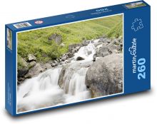 Alpy - řeka Puzzle 260 - 41x28,7 cm
