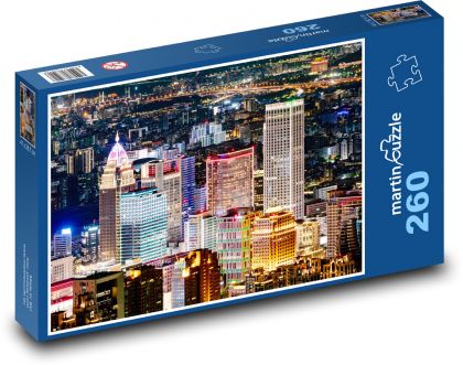 Taiwan bei Nacht - Puzzle - 260 Teile