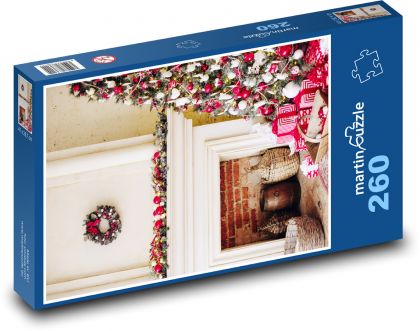 Dekorace - vánoce - puzzle 260 dílků