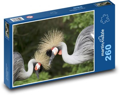 Grey crane - Puzzle 260 pieces, size 41x28.7 cm 