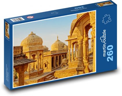 Indie - Świątynia, Jaisalmer - Puzzle 260 elementów, rozmiar 41x28,7 cm