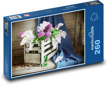 Šeřík - květiny - puzzle 260 dílků