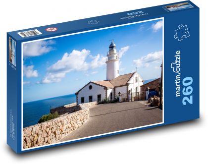 Latarnia morska - Puzzle 260 elementów, rozmiar 41x28,7 cm