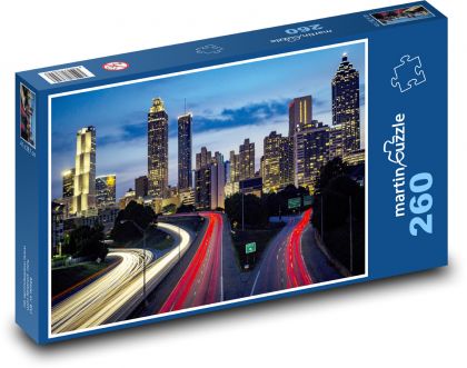 Wolkenkratzer in der Stadt - Puzzle - 260 Teile