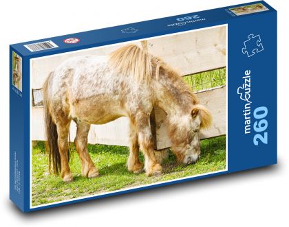 Poník - kůň - Puzzle 260 dílků, rozměr 41x28,7 cm