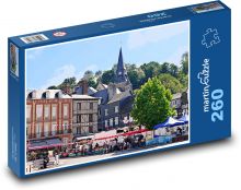 Tržiště ve městě Puzzle 260 dílků - 41 x 28,7 cm