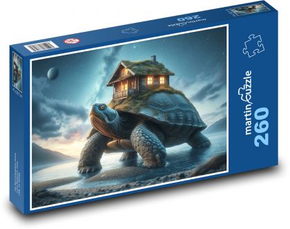 Obrovská korytnačka - Puzzle 260 dielikov, rozmer 41x28,7 cm