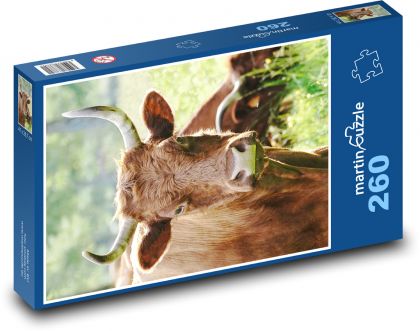 Krava - Puzzle 260 dielikov, rozmer 41x28,7 cm