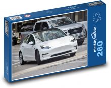 Elektrické auto Puzzle 260 dielikov - 41 x 28,7 cm 