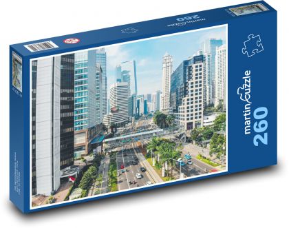 Indonezja (Dżakarta) - Puzzle 260 elementów, rozmiar 41x28,7 cm