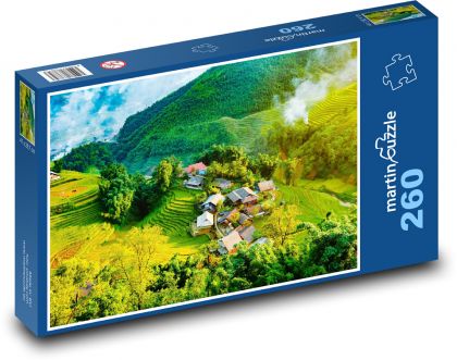 Vietnam - Countryside - Puzzle 260 pieces, size 41x28.7 cm 