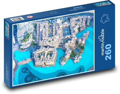 Dubai Tourist Attractions - Puzzle 260 pieces, size 41x28.7 cm 