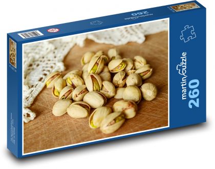 pistáciové orechy - Puzzle 260 dielikov, rozmer 41x28,7 cm
