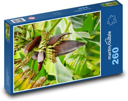 Banánový kvet - Puzzle 260 dielikov, rozmer 41x28,7 cm