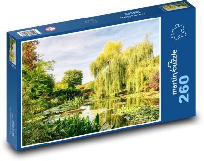 Zahrada - rybník - puzzle 260 dílků