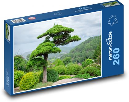Bonsai - strom, borovica - Puzzle 260 dielikov, rozmer 41x28,7 cm