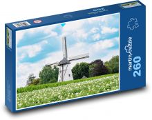 Alte Windmühle Puzzle 260 Teile - 41 x28,7 cm