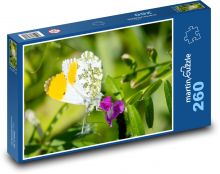 Žltý motýľ Puzzle 260 dielikov - 41 x 28,7 cm 