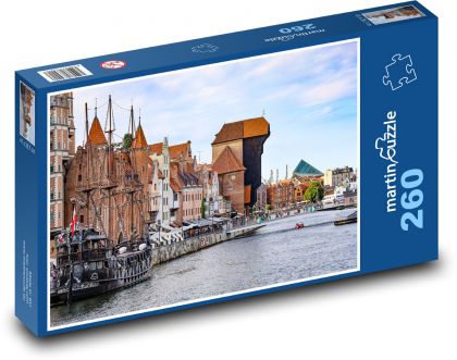 Gdaňsk - Polsko - puzzle 260 dílků