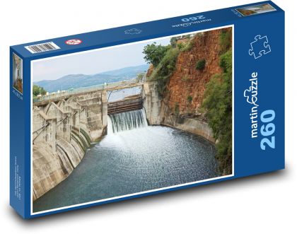 Dam - Lock - Puzzle 260 pieces, size 41x28.7 cm 