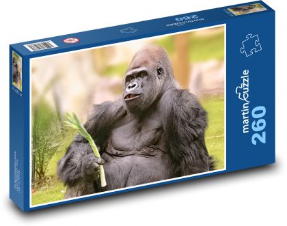 Gorila - cicavec - Puzzle 260 dielikov, rozmer 41x28,7 cm