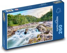 Fluss im Wald Puzzle 260 Teile - 41 x28,7 cm