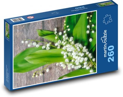 Lily of the valley - flowers - Puzzle 260 pieces, size 41x28.7 cm 