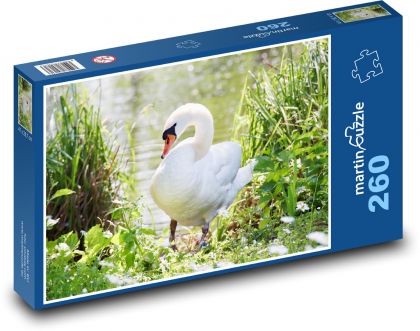 Biela labuť - Puzzle 260 dielikov, rozmer 41x28,7 cm