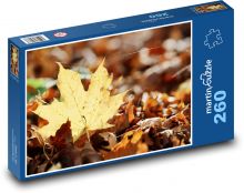Javorový list Puzzle 260 dílků - 41 x 28,7 cm
