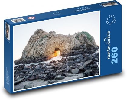 Morská jaskyňa. - Puzzle 260 dielikov, rozmer 41x28,7 cm