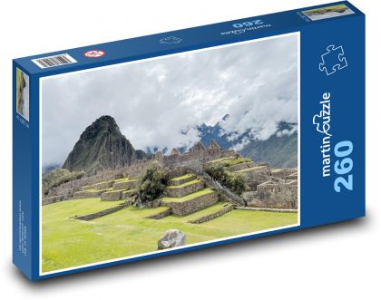 Machu Picchu - ruiny - Puzzle 260 elementów, rozmiar 41x28,7 cm