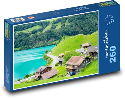 Szwajcaria - Pejzaż - Puzzle 260 elementów, rozmiar 41x28,7 cm