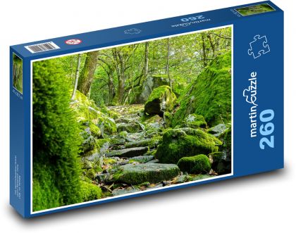 Ticino Trail - Val Bavona, Švajčiarsko - Puzzle 260 dielikov, rozmer 41x28,7 cm