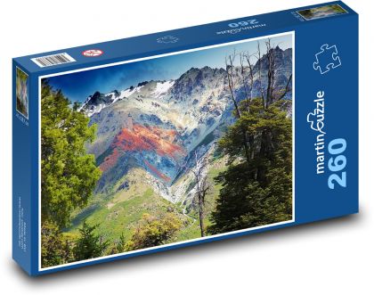 Południowa Argentyna - góry - Puzzle 260 elementów, rozmiar 41x28,7 cm