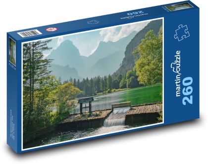 Rybník - jezero - puzzle 260 dílků