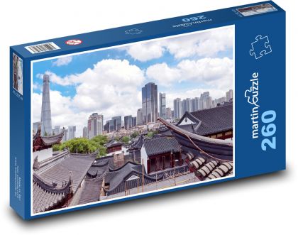 Shanghai - mrakodrapy - puzzle 260 dílků
