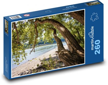 Brzeg rzeki - Puzzle 260 elementów, rozmiar 41x28,7 cm