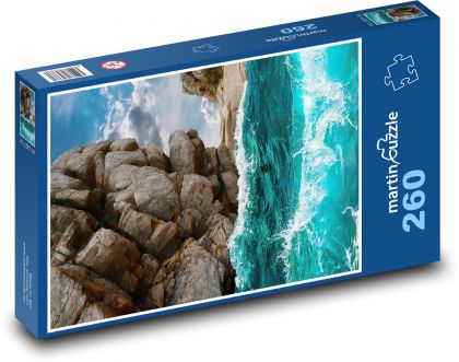 Oceán - vlny - puzzle 260 dílků