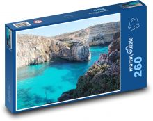 Modrá lagúna - Malta Puzzle 260 dielikov - 41 x 28,7 cm 