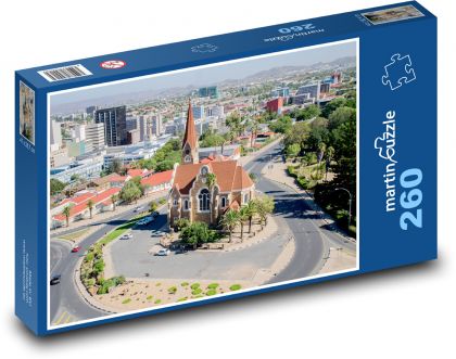 Kostol - Namíbia - Puzzle 260 dielikov, rozmer 41x28,7 cm