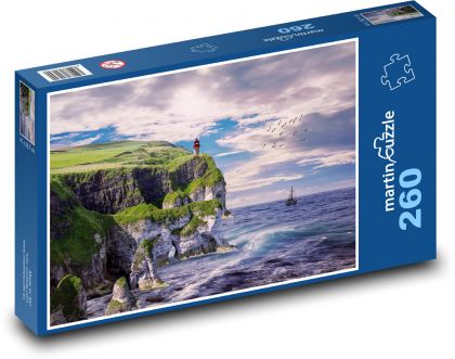 Maják na útesu - puzzle 260 dílků