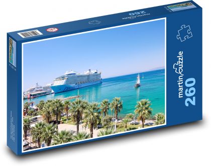 Odoslať v prístave - Puzzle 260 dielikov, rozmer 41x28,7 cm